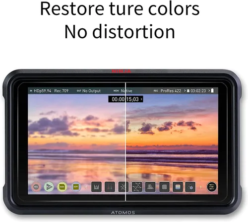 Miniatura 4 de Protector de pantalla compatible con Atomos Ninja V/Shinobi monitor de grabación HDMI 4K de 5 pulgadas, protector de pantalla de vidrio templado