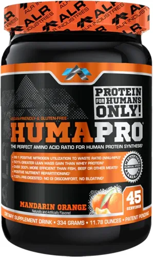 Miniatura 20 de ALR Industries Humapro Matriz de aminoácidos y proteínas para seres humanos 99% de utilización para músculo magro Vegano, sin gluten 334g