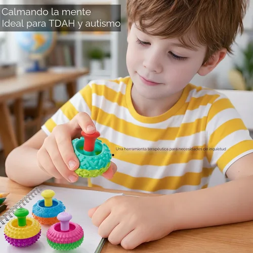 Miniatura 3 de Juguetes sensoriales de silicona para niños y adultos, 4 juguetes sensoriales para aliviar el estrés para autismo, TDAH, ansiedad, artilugios