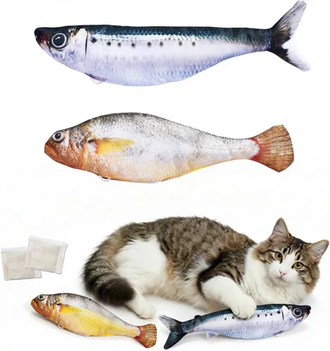 Miniatura 6 de Pelota de juguete para gatos, Speedy Tail2.0 juguete para gatos, juguetes interactivos automáticos para gatos de interior con 2 colas, juguetes