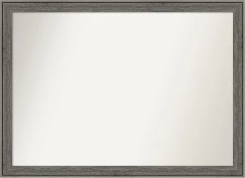 Miniatura 472 de Amanti Art Espejo personalizado, espejo de baño gris plomo a rayas, espejo de pared o espejo de tocador de baño sobre el fregadero