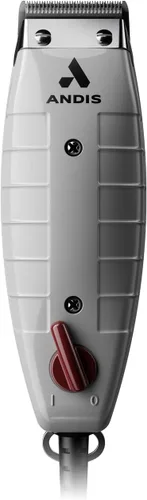 Andis 04685 Professional Outliner ll Cortadora de barba de hoja cuadrada - Blade Zero Gapper, hoja de acero al carbono - Gris