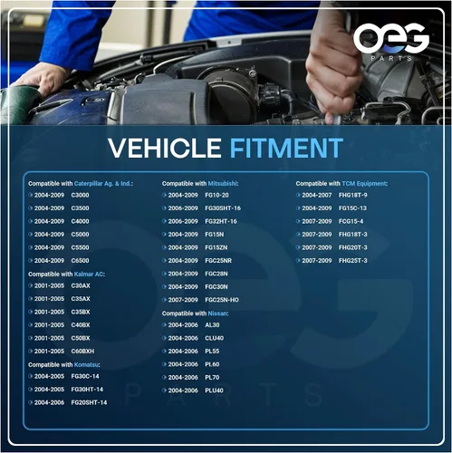 Miniatura 4 de OEG Parts Nuevo motor de arranque compatible con Nissan PLU40 PLU50 K15 K21 K25 M000T65381, M000T65581, M000T65585, 23300F4U010, 23300-FU410