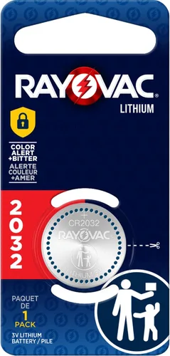 Miniatura 8 de Rayovac Baterías de celda de moneda de litio tamaño 2032 3V, 1 paquete cycling-electronics-accessories