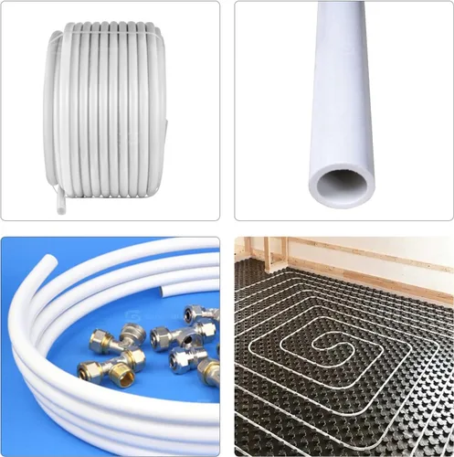 Miniatura 9 de Pex-A Tubing 1/2 pulgada x 100 pies, tubo de agua flexible de barrera de oxígeno para calefacción de suelo radiante hidrónico, bobina PEX