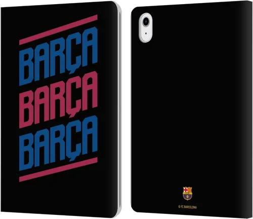 Miniatura 8 de Head Case Designs Officially Licensed FC Barcelona Logo and Pattern Forca Barca Leather Wallet Case Compatible with Apple iPad Air 11