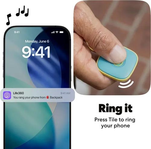 Miniatura 5 de Tile by Life360 Mate - Rastreador Bluetooth, buscador de llaves y localizador de artículos para llaves, bolsas y más. Buscador de teléfonos.