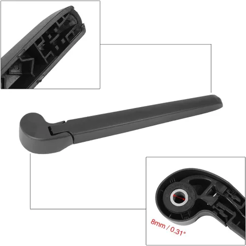 Miniatura 4 de X AUTOHAUX Juego de brazos de limpiaparabrisas trasero de 13.780 in 14 pulgadas para Audi A3 2013 2014 2015 2016 2017