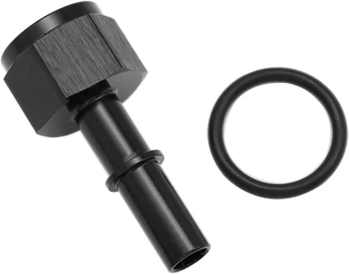 Miniatura 8 de KRD PERFORAMANCE 3/8 SAE Conexión rápida a 6AN Macho Push On EFI Manguera de línea de combustible de 90 grados Adaptador de montaje Conector