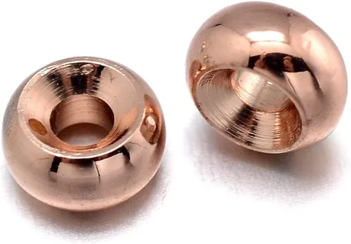 Miniatura 16 de Craftdady 210 cuentas espaciadoras redondas de oro de 18 quilates de 0.079 pulgadas, 0.089 pulgadas, 0.118 pulgadas, 0.118 pulgadas, 0.197 pulgadas