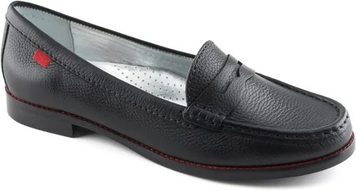 Miniatura 6 de Mocasines Penny de piel auténtica cómodos sin cordones para mujer