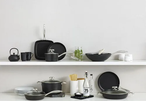 Miniatura 3 de Scanpan Pro IQ - Sartén antiadherente de 4.25 cuartos de galón con tapa, compatible con todas las estufas, lista para inducción, apta