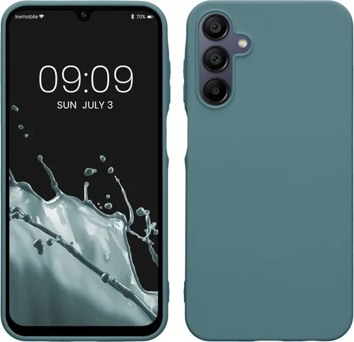 Miniatura 51 de kwmobile Funda compatible con Samsung Galaxy A23 4G / 5G - Funda de silicona TPU metálica suave y delgada - Rojo oscuro metálico