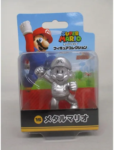 Miniatura 6 de Sanei Boeki Super Mario Figura Colección Metal Mario 1.57 x 1.57 x 1.96 pulgadas FCM-015 Japón Import con bolígrafo táctil original Stylus