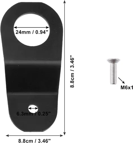 Miniatura 4 de X AUTOHAUX Soporte de Radiador del Tanque de Agua del Motor Soporte de Montaje del Radiador y Kit de Arandelas para Honda Civic 1996-2000 Aleación
