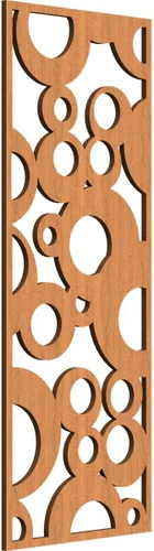 Miniatura 36 de Farwell Paneles de pared decorativos de madera con calado, 13 3/8 pulgadas de ancho x 34 3/8 pulgadas de alto x 1/4 de alto, roble rojo rojo