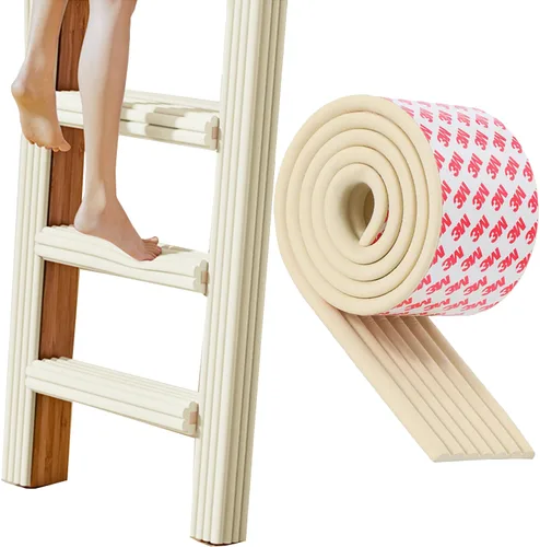 Miniatura 8 de Almohadillas para escalera de litera, cubierta autoadhesiva para escalera de litera, acolchado de espuma para escalón de litera, almohadillas