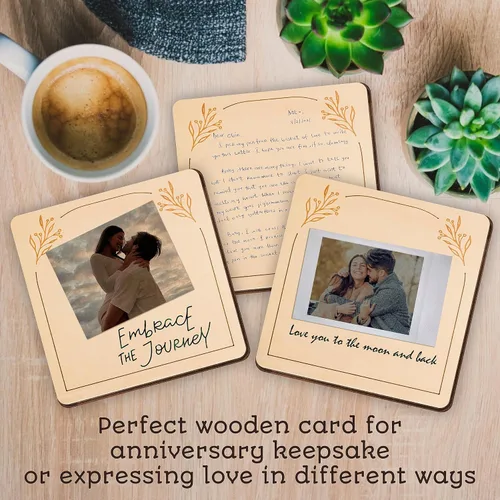 Miniatura 3 de STOFINITY Tarjetas de amor para él, tarjetas de feliz aniversario para marido y esposa, bonitos regalos románticos para ella, tarjeta de regalo