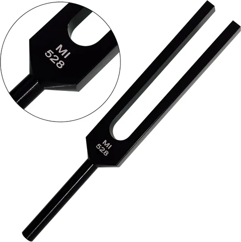 Miniatura 3 de MI528 Hz Juego de Diapasones de Afinación 528 Hz Diapasones Chakra para Reparación del ADN Sanación Diapasones de Afinación Sanación de Sonido