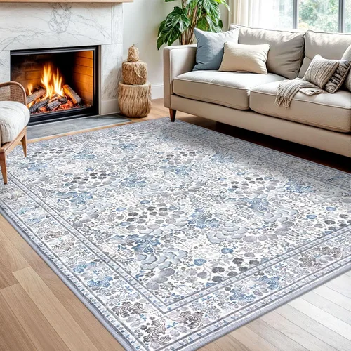 Miniatura 106 de SIILOOM Alfombra antideslizante de pasillo moderna de 2 x 5, súper suave, para pasillos, decoración para cocina, alfombras para pasillos sin 2-Verde