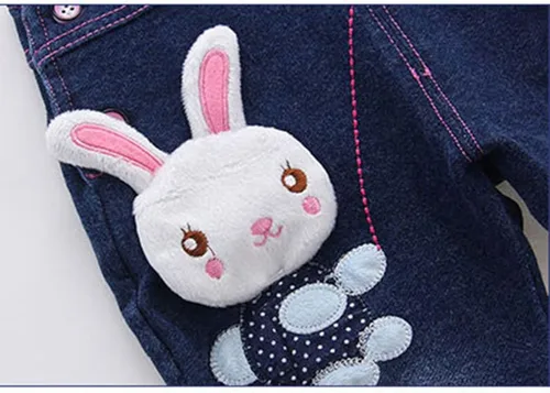 Miniatura 4 de CHUMHEY Conjunto de pantalones para bebé, conjunto de ropa para niña, camisa de dibujos animados lindos