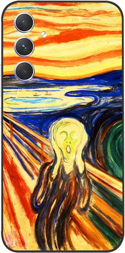 Miniatura 29 de Berkin Arts Wassily Kandinsky - Funda de silicona compatible con Samsung Galaxy A52 5G 4G/A52S 5G, color campo colorido Moongate (varios círculos)
