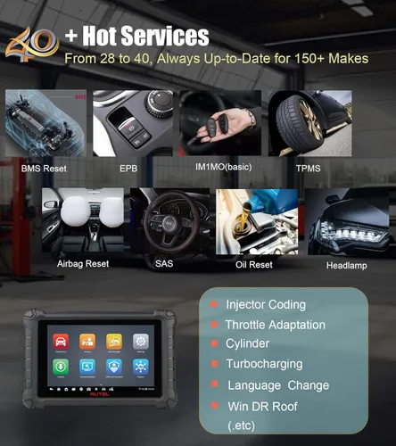 Miniatura 5 de Autel MaxiCheck MX900 con MV108 Bidireccional OBD2 escáner actualizado de MK900 MK808 MK808S MK808BT Android 11, 40+ funciones de servicio 8