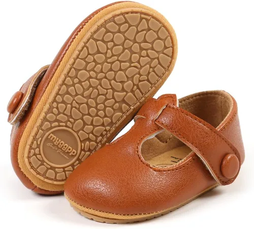 COSANKIM Zapatos Mary Jane para bebé y niña, suela suave, con lazo, princesa, boda, antideslizantes, para bebé, para primera caminata, zapatos de