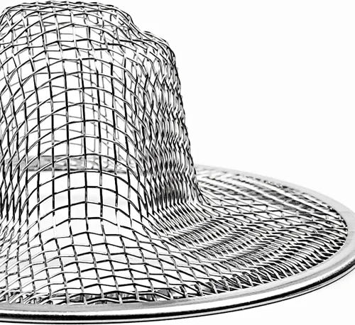 Miniatura 4 de 50 coladores de malla para fregadero, 2.75 pulgadas superior/1 pulgada de acero inoxidable, trampa de filtro de cesta inclinada, colador de drenaje