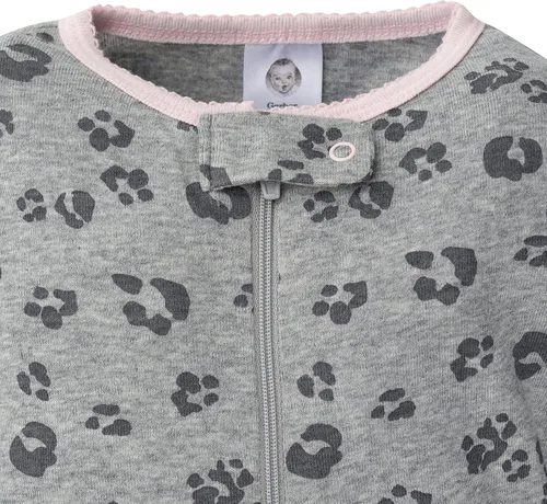 Miniatura 2 de Gerber Pijama con pies para bebé niña, paquete de 2