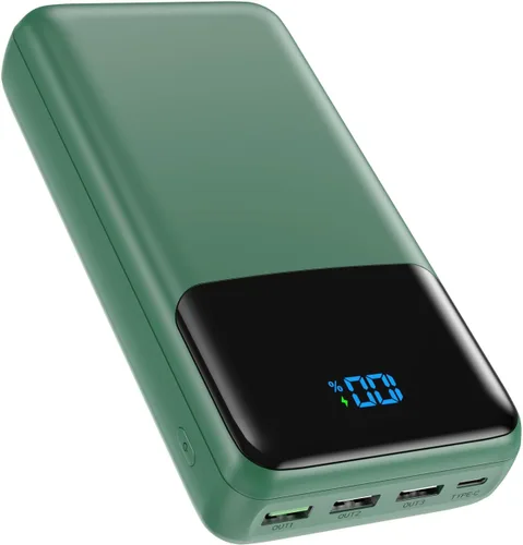 Miniatura 8 de Cargador portátil de 50000 mAh, USB-C PD de 30 W de carga rápida, batería externa de alta capacidad para campamento, cargador de teléfono portátil