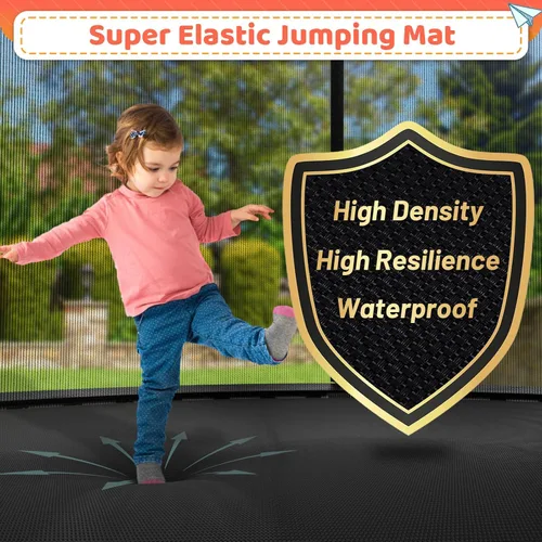 Miniatura 5 de Zevemomo - Trampolines de 8.0 pies, 10.0 pies, 12.0 pies, 14.0 pies, 16.0 pies, para exteriores, trampolines para niños y adultos, trampolines