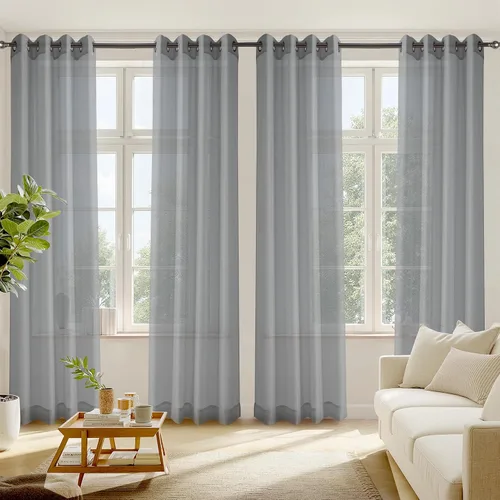 Miniatura 10 de RYB HOME - Cortinas transparentes