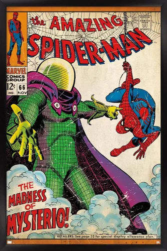 Miniatura 6 de Marvel Comics Spider-Man - Póster de pared Amazing Spider-Man #66, 22.4 pulgadas de largo x 14.7 pulgadas de ancho, versión premium sin marco