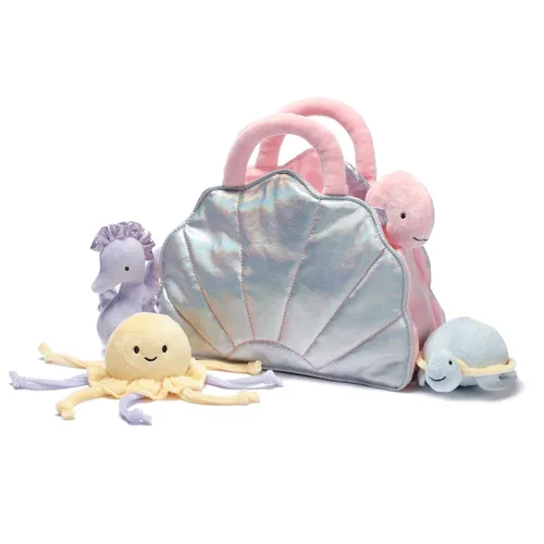 Miniatura 2 de Lambs & Ivy Peluche Interactivo Acuático/Concha Marina con Juguetes de Animales de Peluche