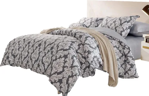 Miniatura 17 de Swanson Beddings Juego de ropa de cama de 2 piezas 100% algodón floral rosado: funda nórdica y una funda de almohada (individual)