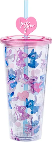 Miniatura 19 de Silver Buffalo Disney Una Loca Aventura de Goofy con Goofy, Max Goof, Roxanne y Bobby Zimuruski - Vaso de plástico para bebidas frías con tapa