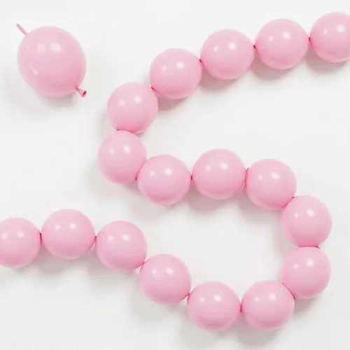 Miniatura 23 de Globos de Enlace Azul Claro, 60 Piezas de 6 Pulgadas Globos Pequeños de Enlace Rápido Azul Bebé para Hacer Pared de Globos, Arco de Corazón, Globos