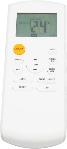 Control remoto de aire acondicionado, control remoto universal de CA, repuesto de retroiluminación LED para RG57B1 RG57B2 RG57B RG57 RG57A RG57A6