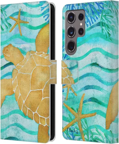 Miniatura 17 de Head Case Designs Funda de piel con licencia oficial de Paul Brent Agate Mermaid Coastal para Samsung Galaxy S24 Ultra 5G