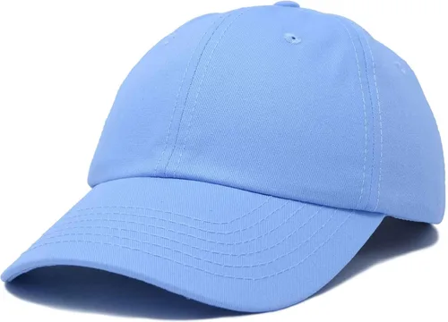 Miniatura 121 de DALIX Gorra de béisbol para papá, lisa, para hombre, mujer, algodón, ajustable, en blanco, sin estructurar, suave