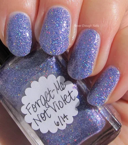 Miniatura 3 de Violet Shimmerella Nail Polish—Forget-Me-Not Violet