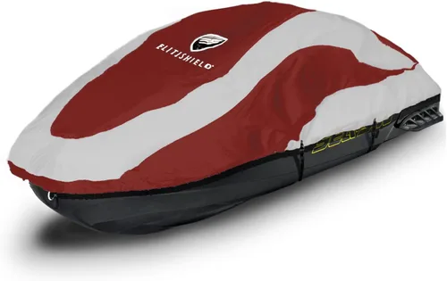 Miniatura 19 de EliteShield Funda para Jet Ski Remolcable, Cubierta PWC de Poliéster 600D Teñido en Solución de Grado Marino Resistente e Impermeable, Se Adapta