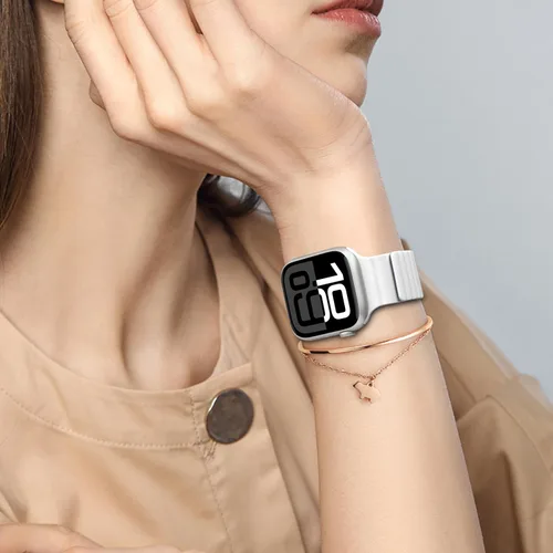Miniatura 7 de Correas deportivas magnéticas compatibles con Apple Watch Band de 1.49, 1.57, 1.61, 1.65, 1.73, 1.77 pulgadas, 1.77 pulgadas, correa magnética