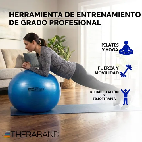 Miniatura 4 de THERABAND Exercise and Stability Ball for Improved Posture, Balance, Core Fitness, Coordination and Rehab