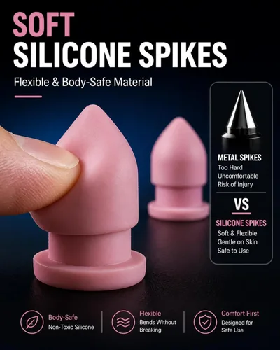 Miniatura 5 de Jaulas de castidad masculinas pequeñas con micro penes y puntos de masaje de silicona, anillos ligeros de 5 tamaños impresos en 3D, juguetes