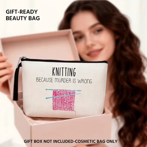 Miniatura 6 de Hanamiya Na Regalos de Compromiso para Mujeres Bolsa de Maquillaje Divertida de Ganchillo Regalo de Tejer Regalo de Ganchillo Multicolor 0037