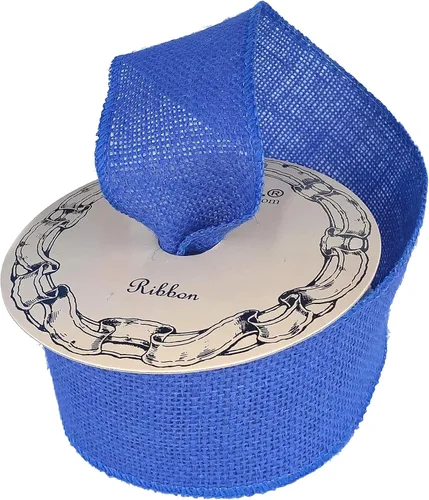 Miniatura 6 de Cinta tejida de arpillera de tela beige, 2 1/2 pulgadas x 10 yardas, borde con alambre, cinta de árbol de Navidad marfil para manualidades, adornos