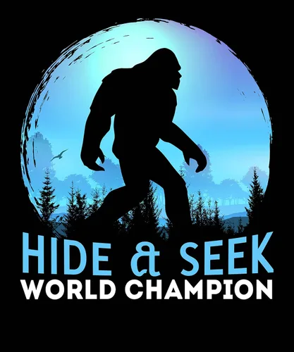 Miniatura 2 de Bigfoot Hide and Seek Shirt Bigfoot Camisetas para hombre Regalos de Bigfoot para hombres