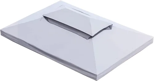 Miniatura 6 de Grand Patio Toldo de repuesto para cenador de exteriores de 10 x 13 pies, toldo de poliéster PA de doble nivel, toldo de refugio anti-UV con red